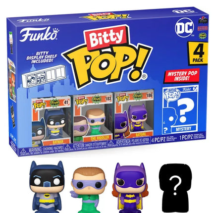 Batman Adam West DC BITTY POP Mini Figure Funko Pop 2.5 cm
