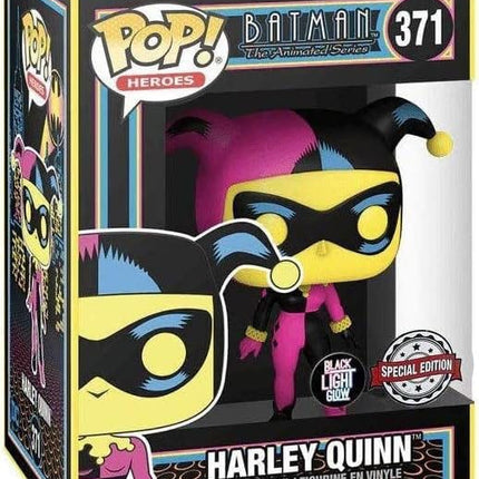 DC Comics Series POP! Heroes Vinyl Harley Quinn(Black Light) Batman 9 cm
