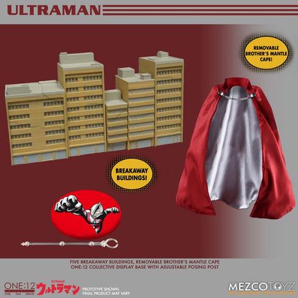 Ultraman Light-Up Action Figure 1/12 One:12 16 cm