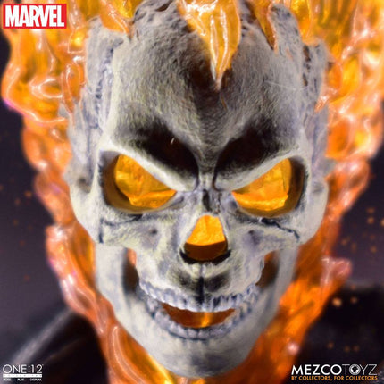 Ghost Rider and Hell Cycle Action Figure w/ Vehicle Sound and Light One:12 1/12 19 cm