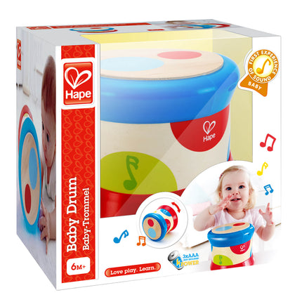 Tambores de bebé girando música infantil en woodharp e0333