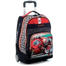 Szkolny plecak na kółkach Ducati
