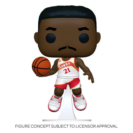 POP Legendy NBA! Sportowa figurka winylowa Dominique Wilkins (Hawks Home) 9 cm - 104