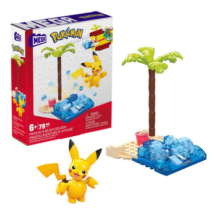 Zestaw konstrukcyjny Pokémon Mega Construx Plażowy plusk Pikachu